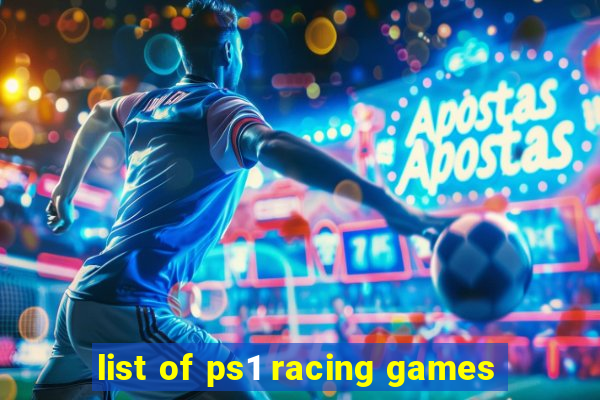 list of ps1 racing games